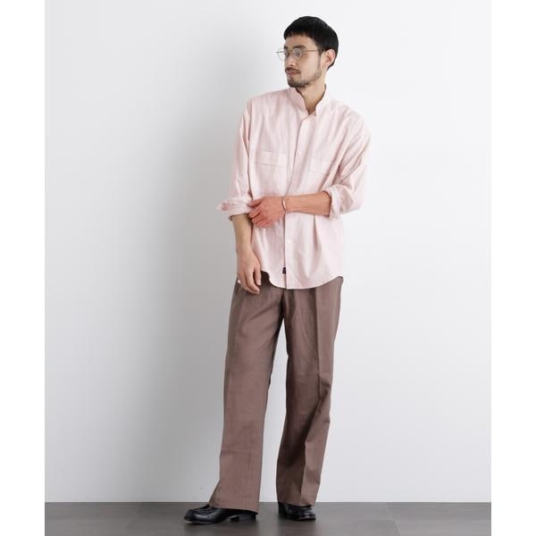 ナノユニバース（NANO universe）/「FRENCH LINEN」リネンコットンスタンドシャツ_14