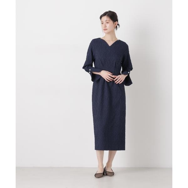 ナノユニバース（NANO universe）/troisieme chaco／別注 PUFFY JACQUARD ワンピース