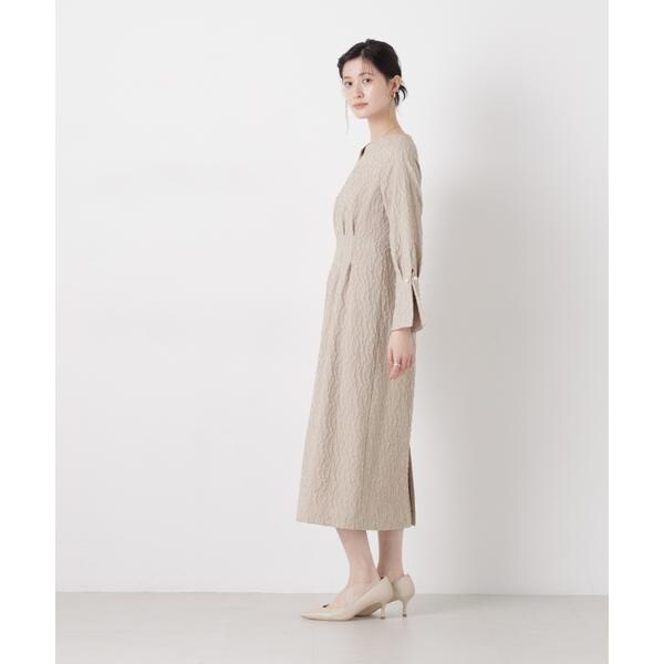 ナノユニバース（NANO universe）/troisieme chaco／別注 PUFFY JACQUARD ワンピース_4