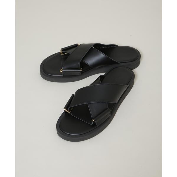 ナノユニバース（NANO universe）/PADRONE THE STANDARD LINE／別注CROSS STRAP SANDAL／クロス
