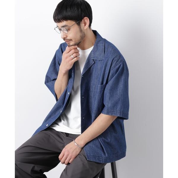 ナノユニバース（NANO universe）/「OtoNANO」 デニムシャツ 半袖_1