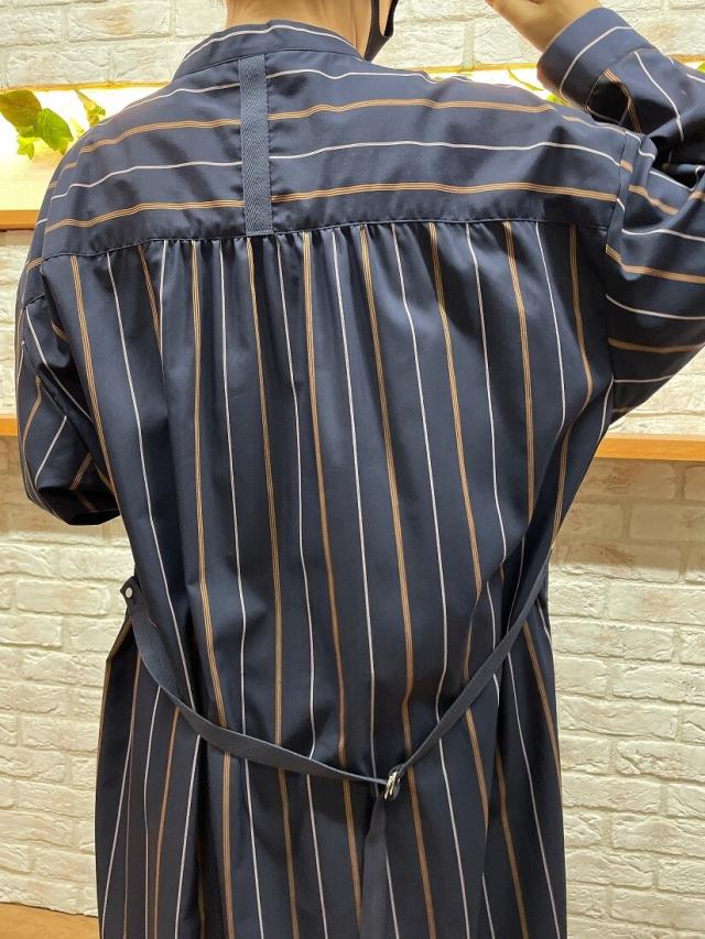 アル・ディ・ラ/ストライプロングシャツチュニックAW_8