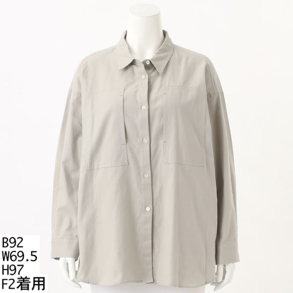 アル・ディ・ラ（AL DI LA）/ワークシャツ ビックポケット