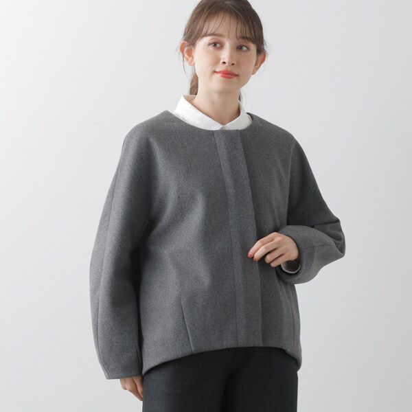 アル・ディ・ラ（AL DI LA）/メルトンジャージー ブルゾン ブルゾン