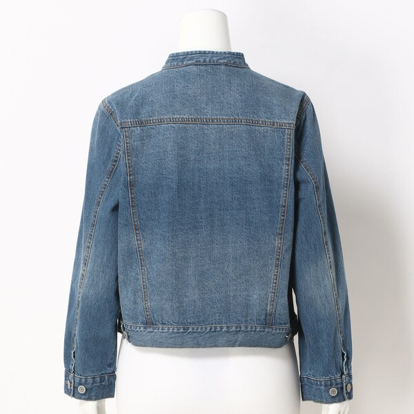 ■ディーゼル　インディゴ　デニムジャケット　ライトオンス　ロゴ　サイドベンツ　サイズS　DIESEL　ディーゼルジャパン □DIESEL ディーゼル メンズ□ワンポイントDロゴ レギュラー