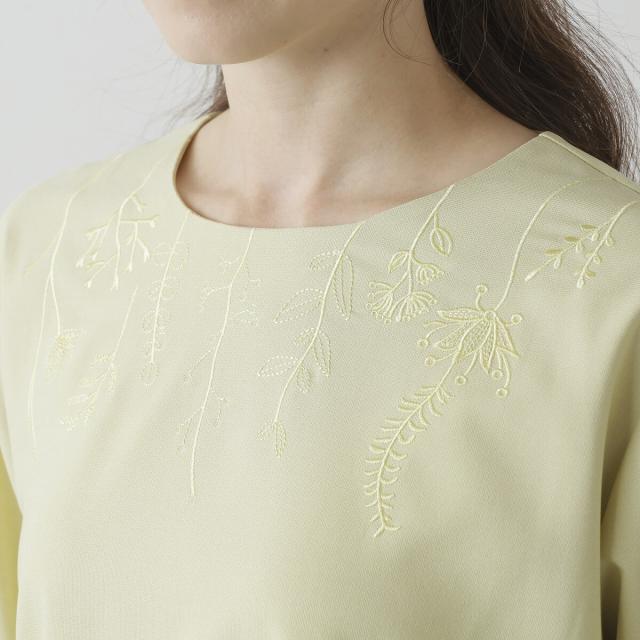 アル・ディ・ラ（AL DI LA）/7分袖刺繍チュニックの通販はau PAY