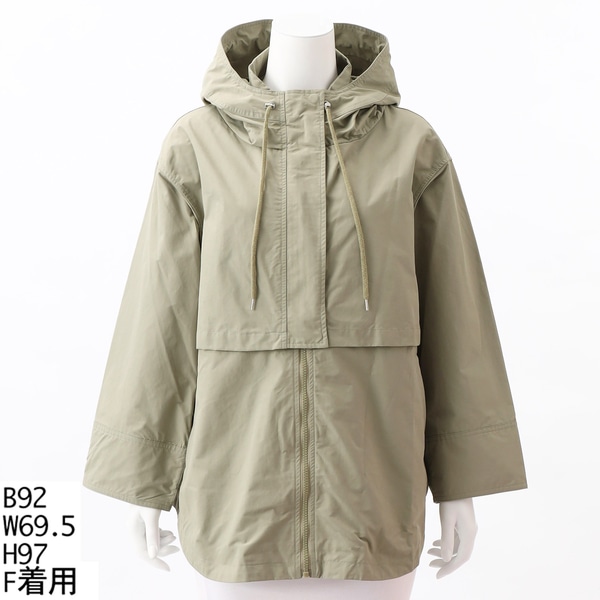 アル・ディ・ラ/9分袖フード付ブルゾン