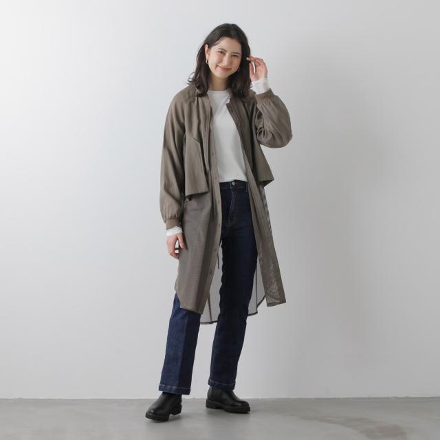 アル・ディ・ラ（AL DI LA）/MA−1×メッシュブルゾン