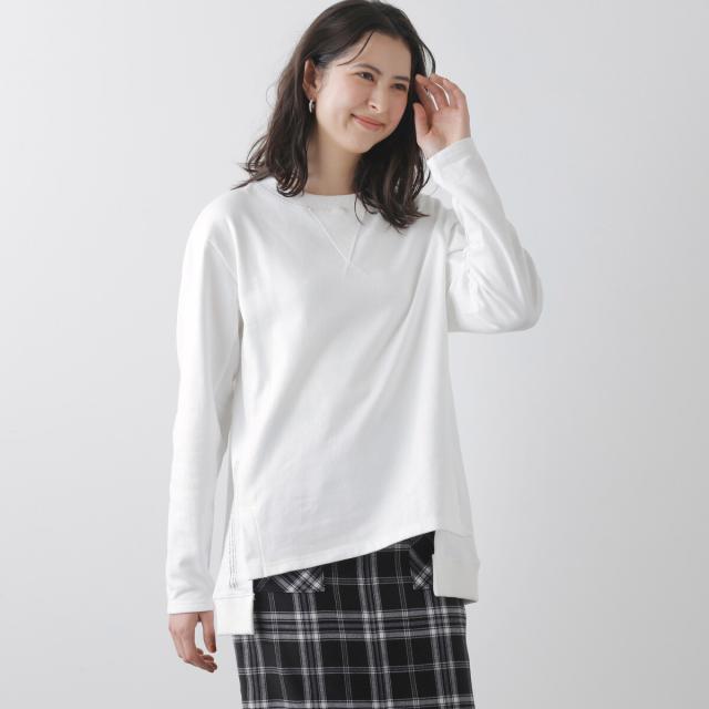 アル・ディ・ラ（AL DI LA）/メッセージプリントカットソー