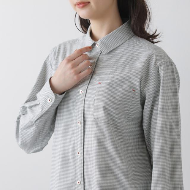 アル・ディ・ラ（AL DI LA）/起毛綿チェックシャツ