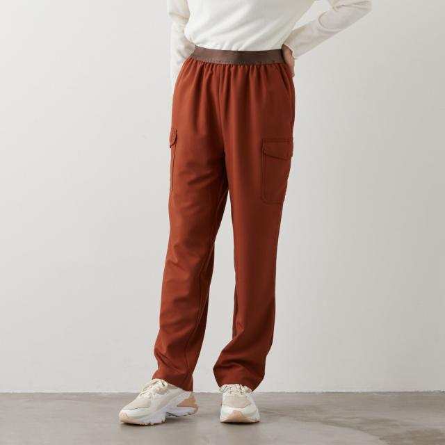 アル・ディ・ラ（AL DI LA）/ウエストゴムカーゴパンツ アル・ディ・ラ（AL DI LA）/ウエストゴムカーゴパンツ