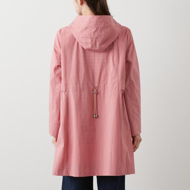 アル・ディ・ラ（AL DI LA）/[ ストレッチ ]セミロング微撥水フードコート