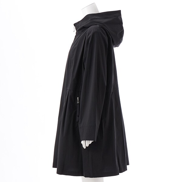 アル・ディ・ラ（AL DI LA）/[ ストレッチ ]セミロング微撥水フードコート