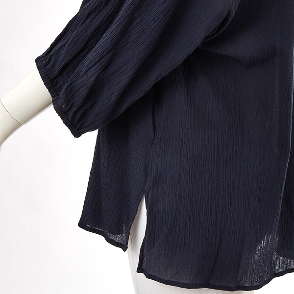 アル・ディ・ラ（AL DI LA）/[ 洗える ] コットンガーゼふんわりブラウス アル・ディ・ラ（AL DI LA）/[ 洗える ] コットンガーゼふんわり