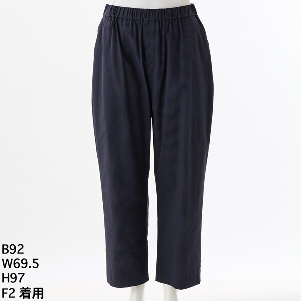 アル・ディ・ラ（AL DI LA）/[ イージーケア ] ストライプ柄ストレッチ