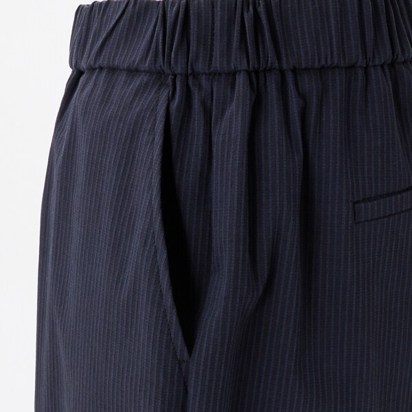 アル・ディ・ラ（AL DI LA）/[ イージーケア ] ストライプ柄ストレッチ