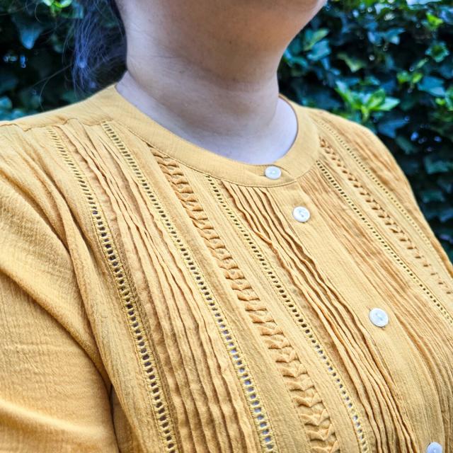 アル・ディ・ラ（AL DI LA）/［洗える］ロングピンタックチュニック