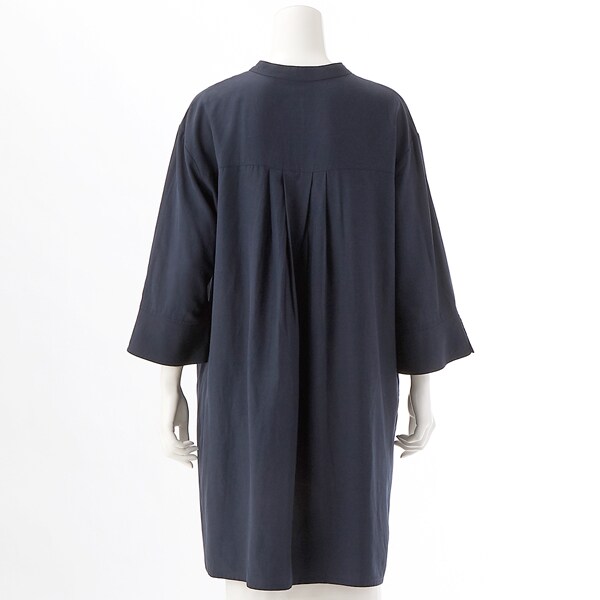 アル・ディ・ラ（AL DI LA）/[ 洗える ] 麻混無地チュニック