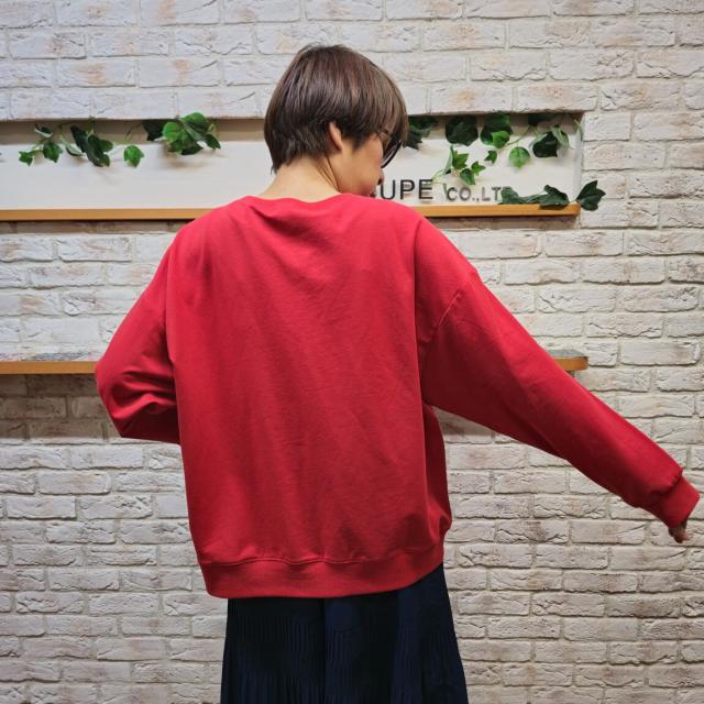 アル・ディ・ラ（AL DI LA）/[ 洗える ] 　”PARADICE”ロゴトレーナー