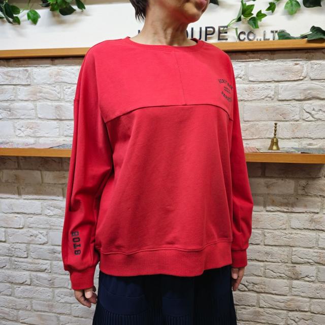 アル・ディ・ラ（AL DI LA）/[ 洗える ] 　”PARADICE”ロゴトレーナー