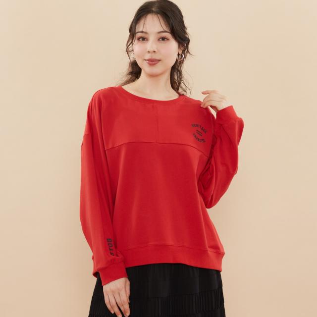 アル・ディ・ラ（AL DI LA）/[ 洗える ] 　”PARADICE”ロゴトレーナー