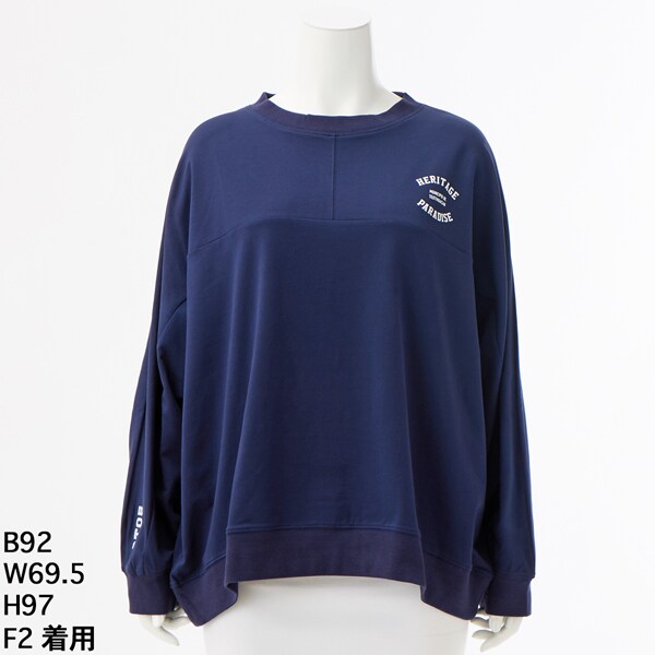 アル・ディ・ラ（AL DI LA）/[ 洗える ] 　”PARADICE”ロゴトレーナー