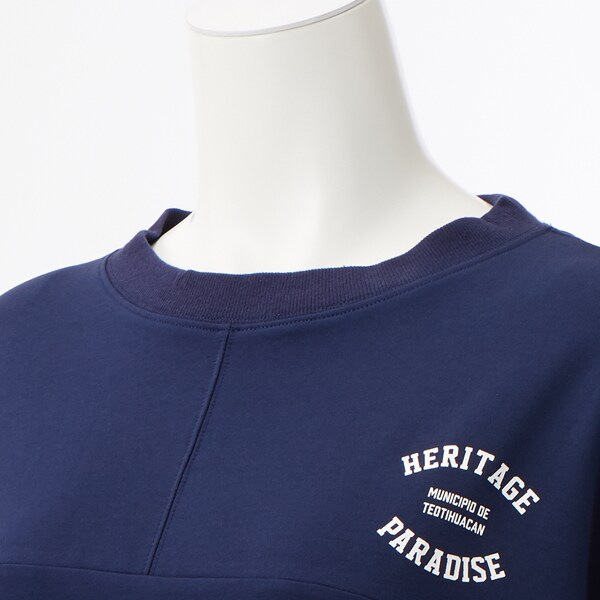 アル・ディ・ラ（AL DI LA）/[ 洗える ] 　”PARADICE”ロゴトレーナー