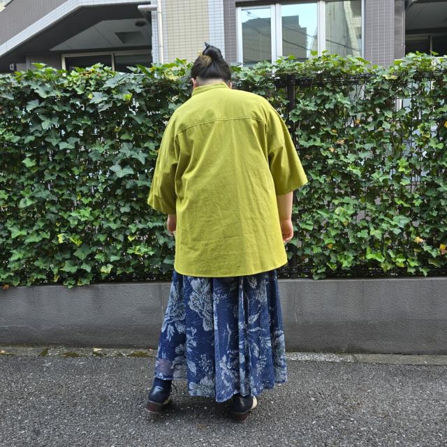 アル・ディ・ラ（AL DI LA）/［洗える］織姫炊き［天然染め］ドルマン