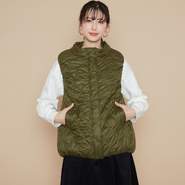 アル・ディ・ラ（AL DI LA）/【洗える】キルティングベストの通販は