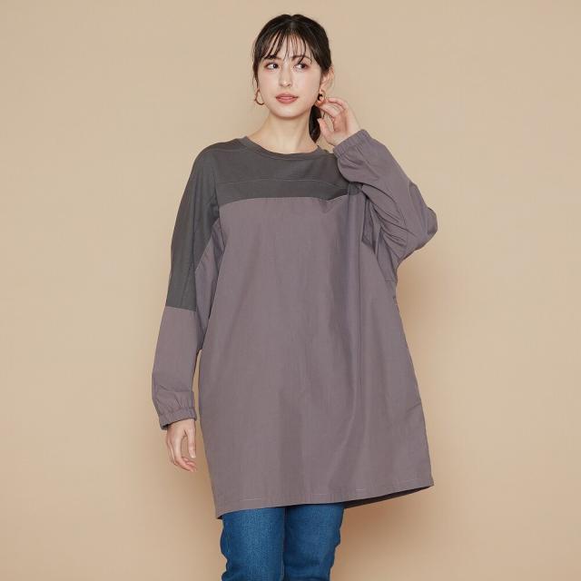 アル・ディ・ラ（AL DI LA）/【洗える】切り替えチュニックの通販は 11,165円