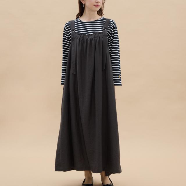 アル・ディ・ラ（AL DI LA）/【洗える】バックル付き2Wayジャンスカ【追加生産】