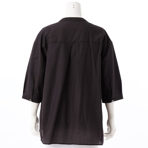 アル・ディ・ラ（AL DI LA）/7分袖タックブラウス