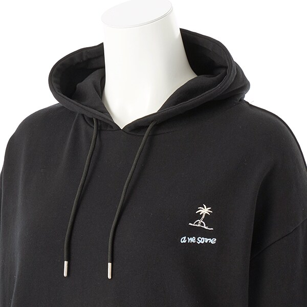 アル・ディ・ラ（AL DI LA）/オリジナル美シルエット刺繍入りパーカー