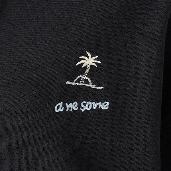 アル・ディ・ラ（AL DI LA）/オリジナル美シルエット刺繍入りパーカー