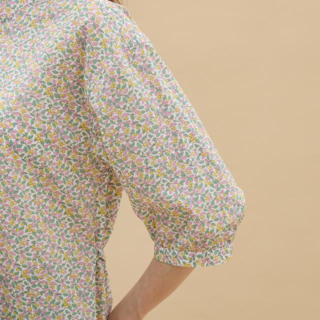 アル・ディ・ラ（AL DI LA）/【リバティ】【洗える】 シャツチュニック