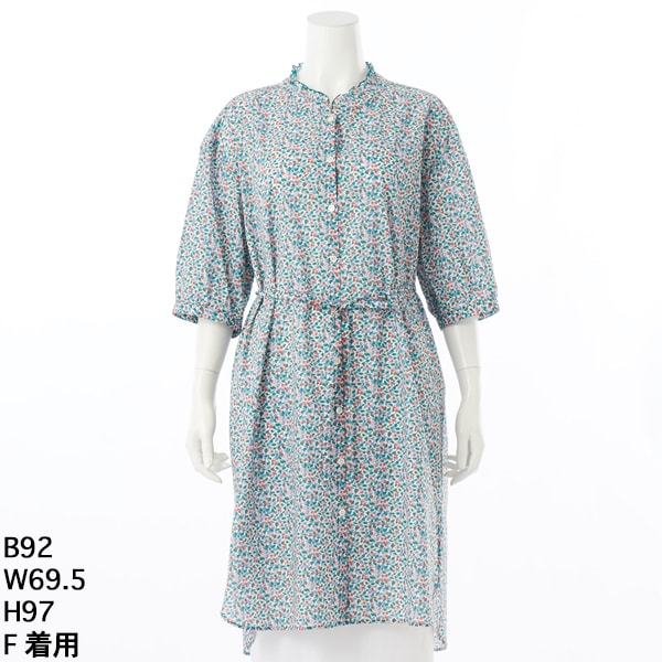 アル・ディ・ラ（AL DI LA）/【リバティ】【洗える】 シャツチュニック