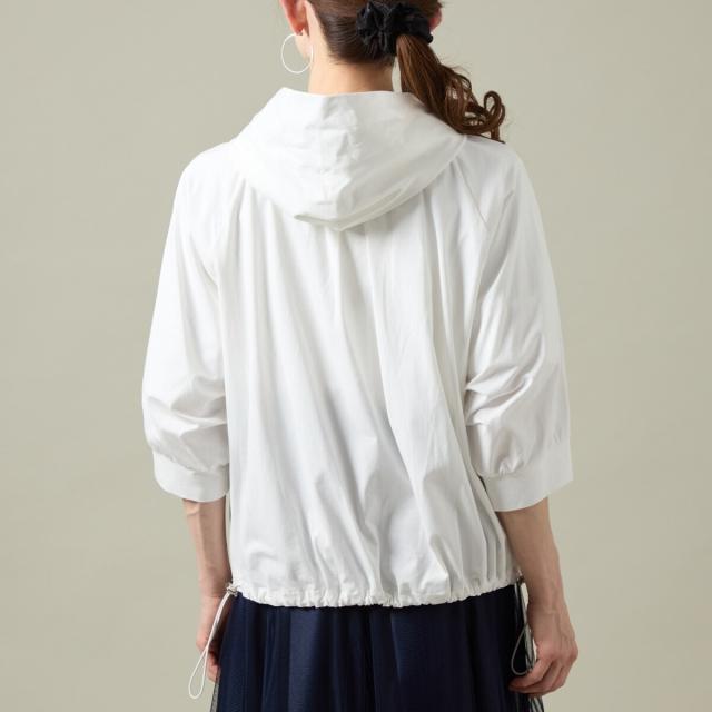 アル・ディ・ラ（AL DI LA）/【洗える】【ストレッチ】ベア天竺パーカー