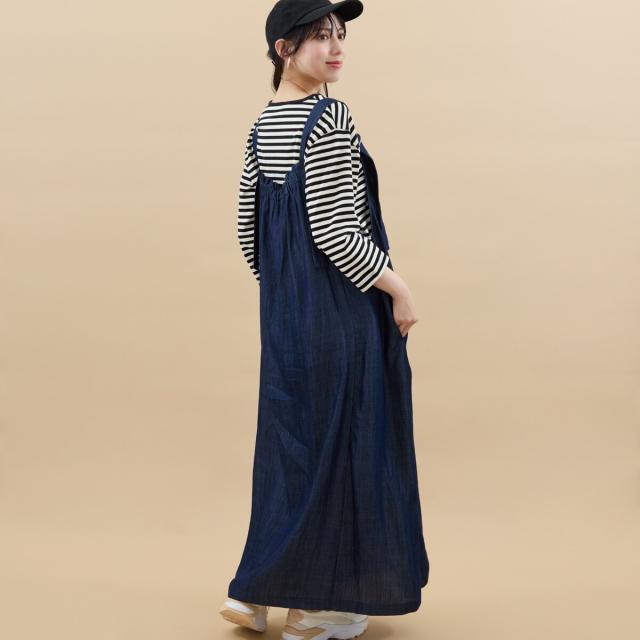 アル・ディ・ラ（AL DI LA）/柔らかくて軽いデニムジャンスカ