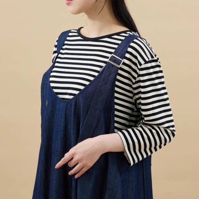 アル・ディ・ラ（AL DI LA）/柔らかくて軽いデニムジャンスカ