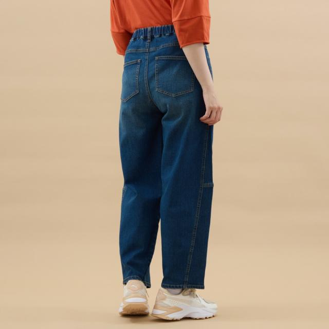 アル・ディ・ラ（AL DI LA）/バレルシルエットデニムパンツ