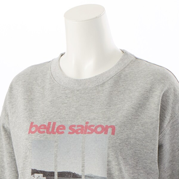 アル・ディ・ラ（AL DI LA）/【洗える】photoプリント裏毛トレーナー