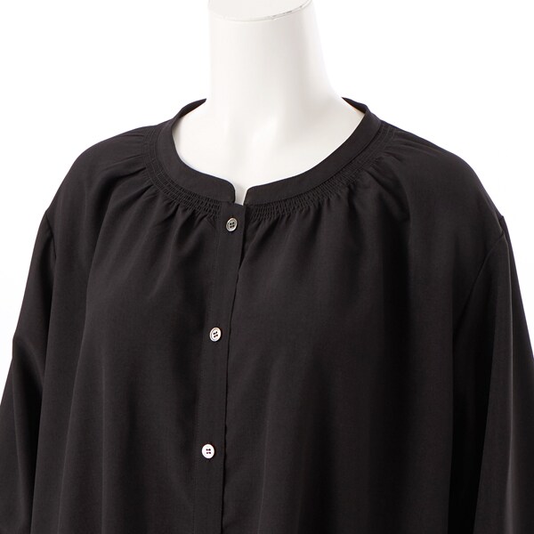 アル・ディ・ラ（AL DI LA）/襟シャーリングデザインチュニックの通販