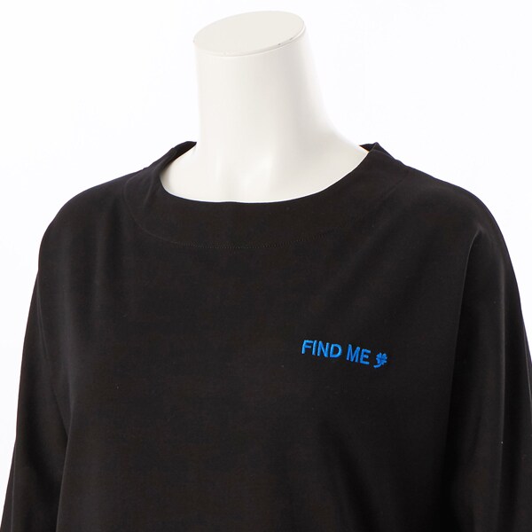 アル・ディ・ラ（AL DI LA）/【洗える】”FINDME”ロゴプルオーバー
