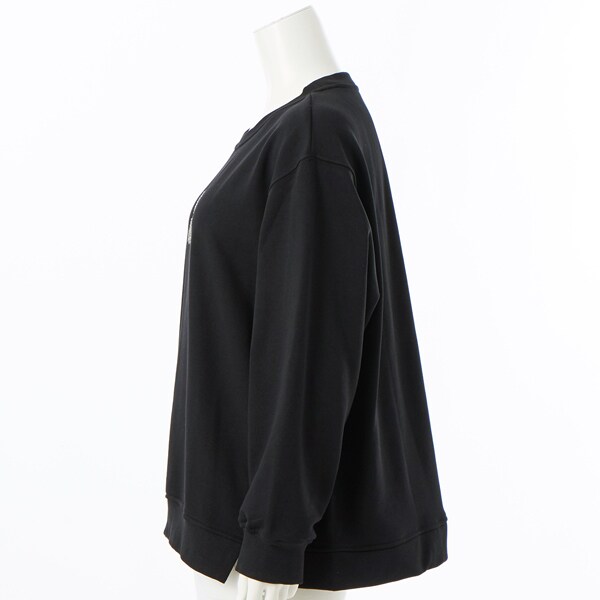 アル・ディ・ラ（AL DI LA）/【洗える】”COUCOU” ロゴビジュー裏毛プルオーバー