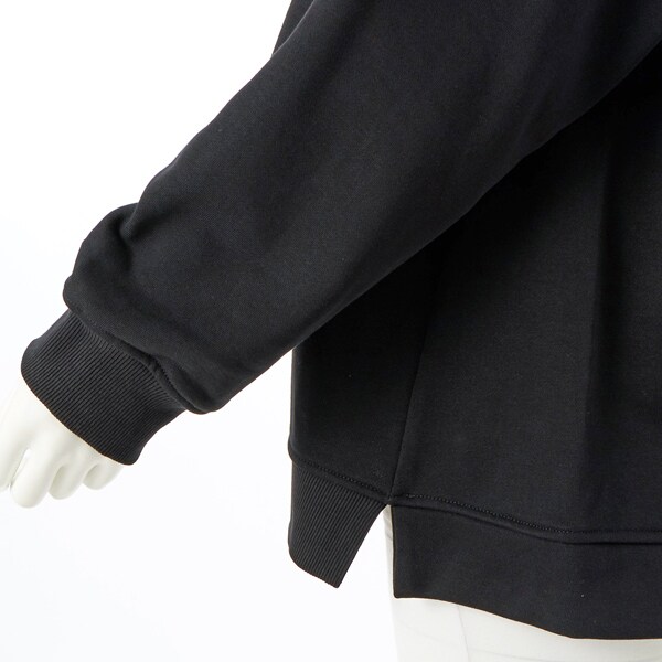 アル・ディ・ラ（AL DI LA）/【洗える】”COUCOU” ロゴビジュー裏毛プルオーバー