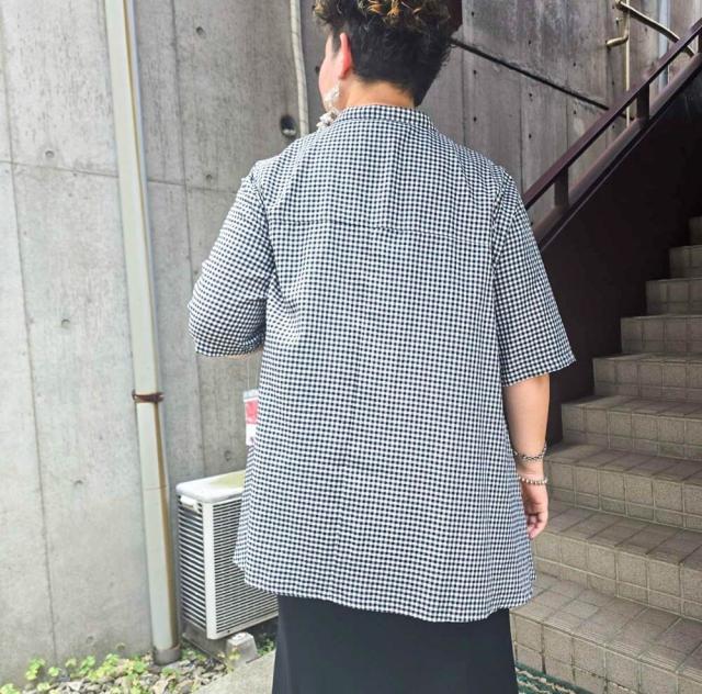 アル・ディ・ラ（AL DI LA）/【洗える】ギンガムスキッパーシャツ 【日本生地・日本縫製】_4