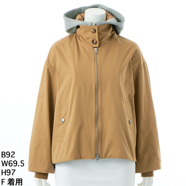 アル・ディ・ラ（AL DI LA）/2wayフードジャケット