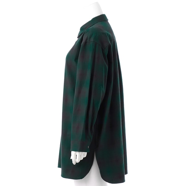 アル・ディ・ラ（AL DI LA）/【 洗える・起毛 】チェック柄ツイルシャツ