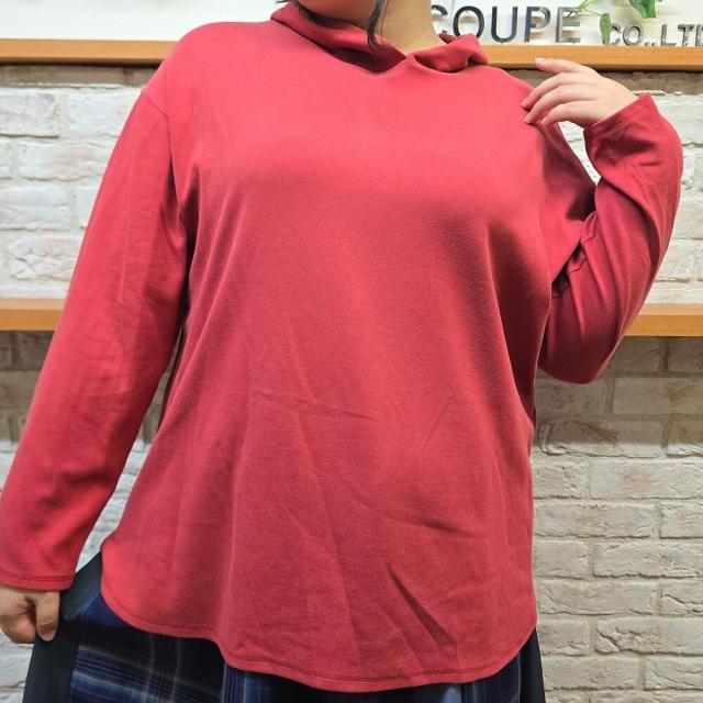 【NEW】アル・ディ・ラ（AL DI LA）/スマイル刺繍入りパーカー