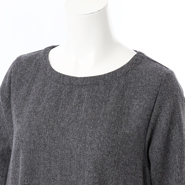 NEW】アル・ディ・ラ（AL DI LA）/ウール混5分袖チュニック ひざ丈